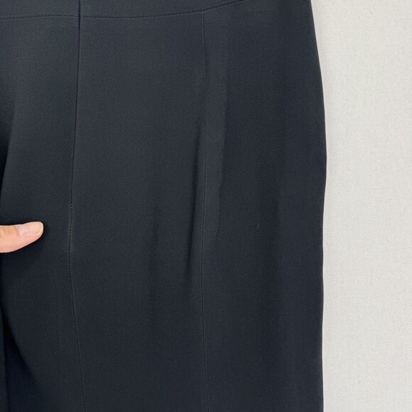 Mary Katrantzou Skirt Womens 8 Black Velvet Floral Trumpet Feminine Fairy Grunge - Picture 15 of 16